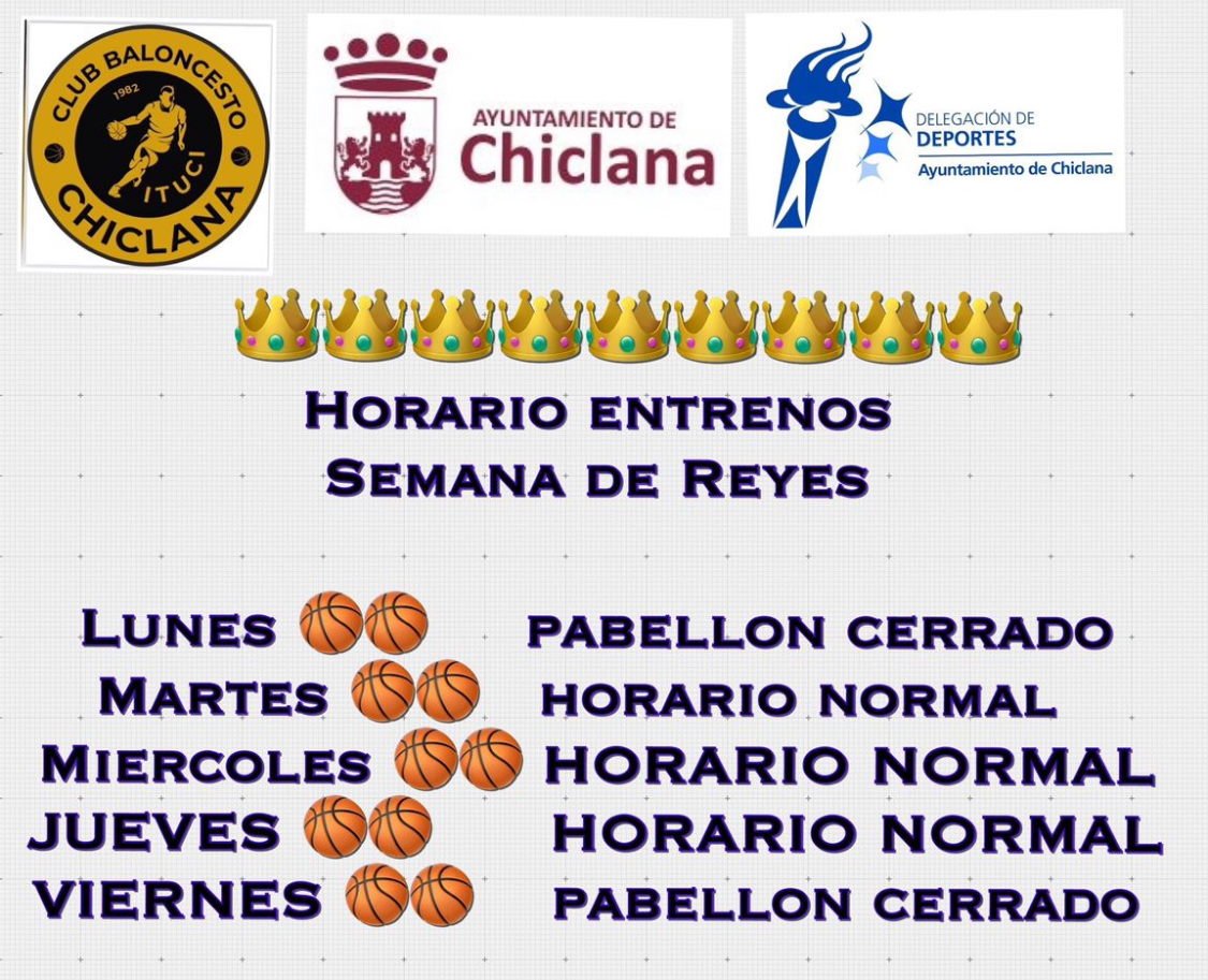 Entrenos semana de reyes